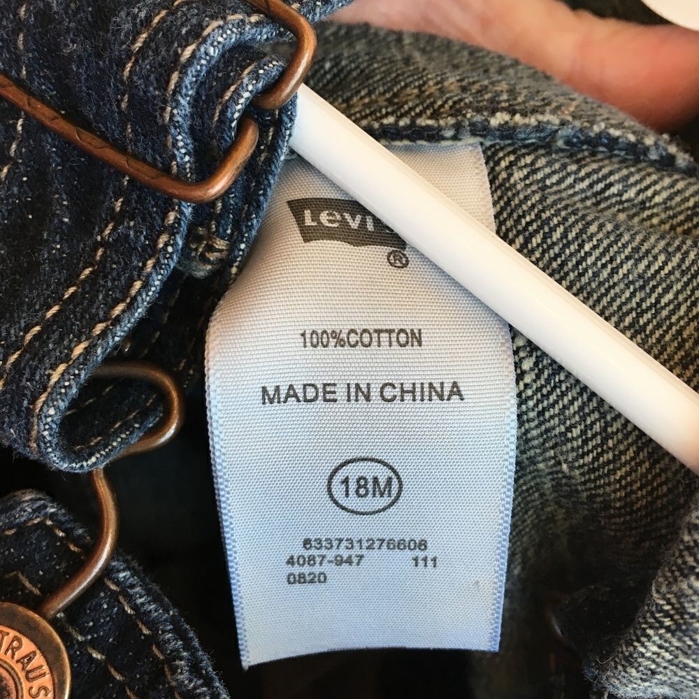 LEVI STRAUSS DENIM SHORTALLS‎ - Picture 2 of 6
